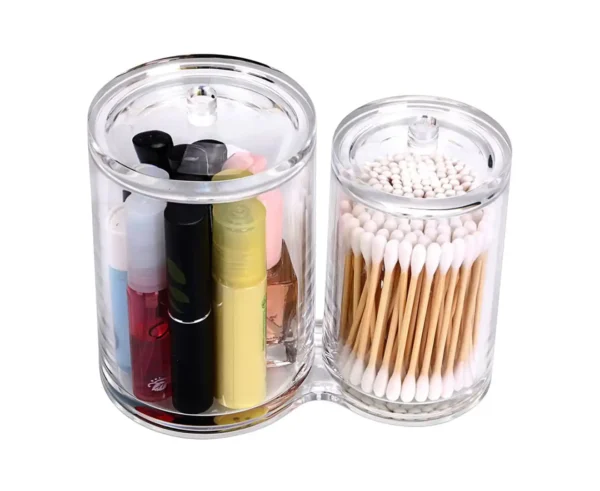 Cylindre de coton-tige organisateur boîte de cosmétiques – Image 3